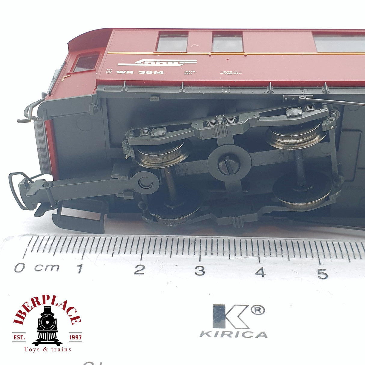 ♻️ 2da mano - DC BEMO 3274 114 coche restaurante Rhb rojo H0m/H0n3 escala