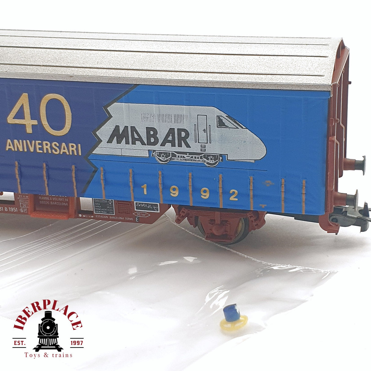 🆕 💡 Electrotren - DC Vagón conmemorativo Mabar 40 aniversario 458 de 500 unidades H0 escala 1:87