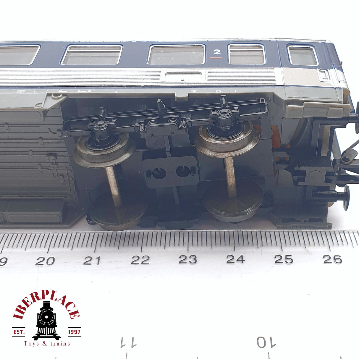 ♻️ 2da mano - DC Roco 4257 vagón pasajeros DB clase 2 H0 escala 1:87