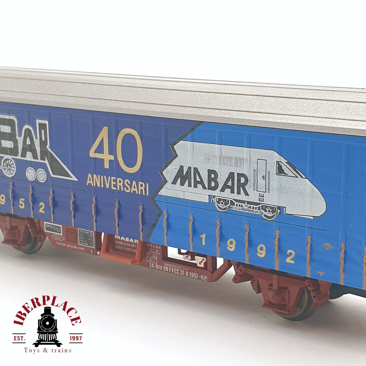 🆕 Electrotren - DC Vagón conmemorativo Mabar 40 aniversario 399 de 500 unidades H0 escala 1:87