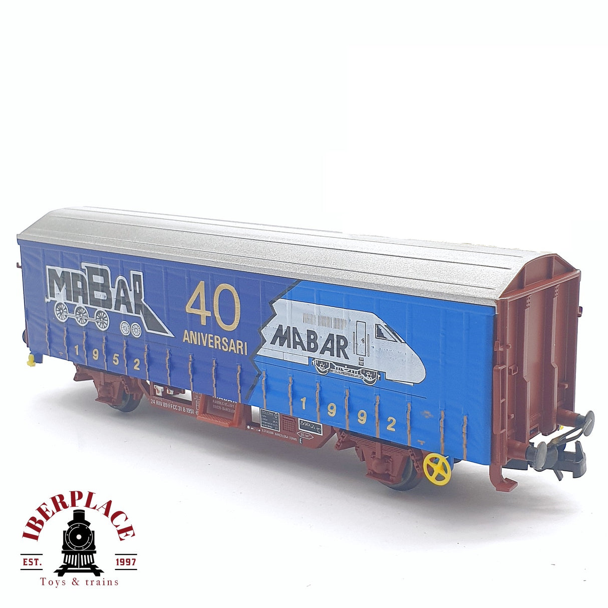 🆕 💡 Electrotren - DC Vagón conmemorativo Mabar 40 aniversario 004 de 500 unidades H0 escala 1:87