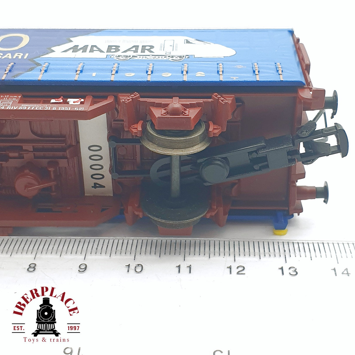 🆕 💡 Electrotren - DC Vagón conmemorativo Mabar 40 aniversario 004 de 500 unidades H0 escala 1:87