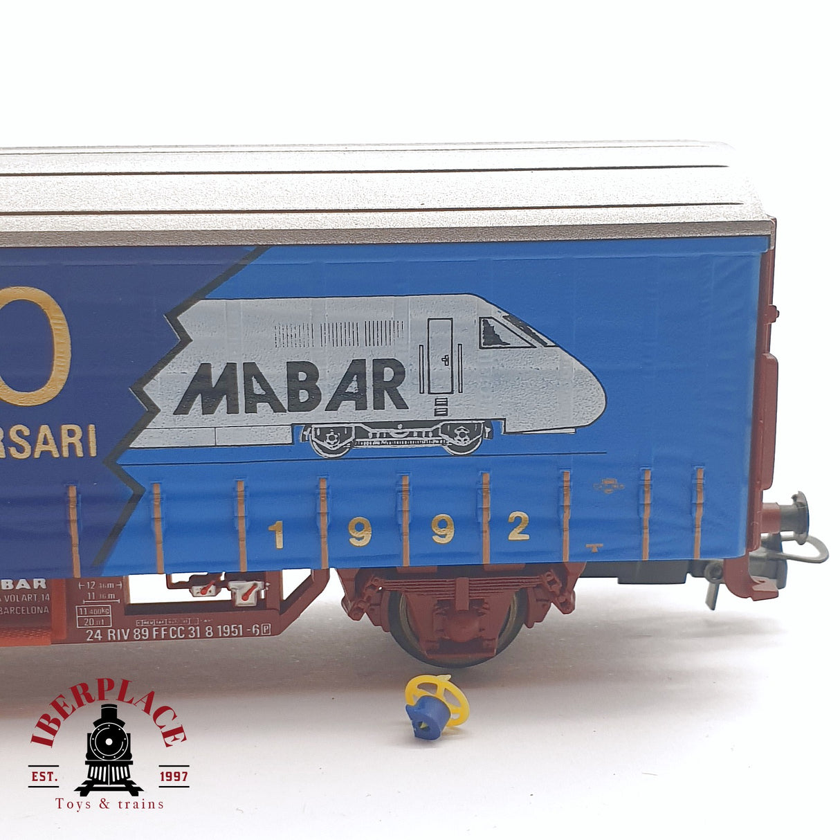 🆕 💡 Electrotren - DC Vagón conmemorativo Mabar 40 aniversario 451 de 500 unidades H0 escala 1:87
