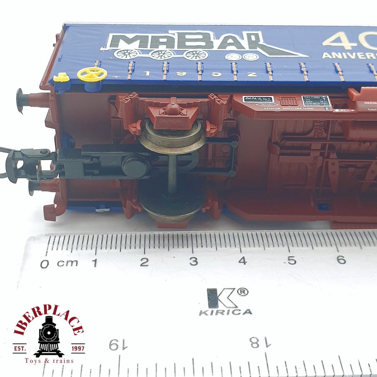 🆕 💡 Electrotren - DC Vagón conmemorativo Mabar 40 aniversario 451 de 500 unidades H0 escala 1:87