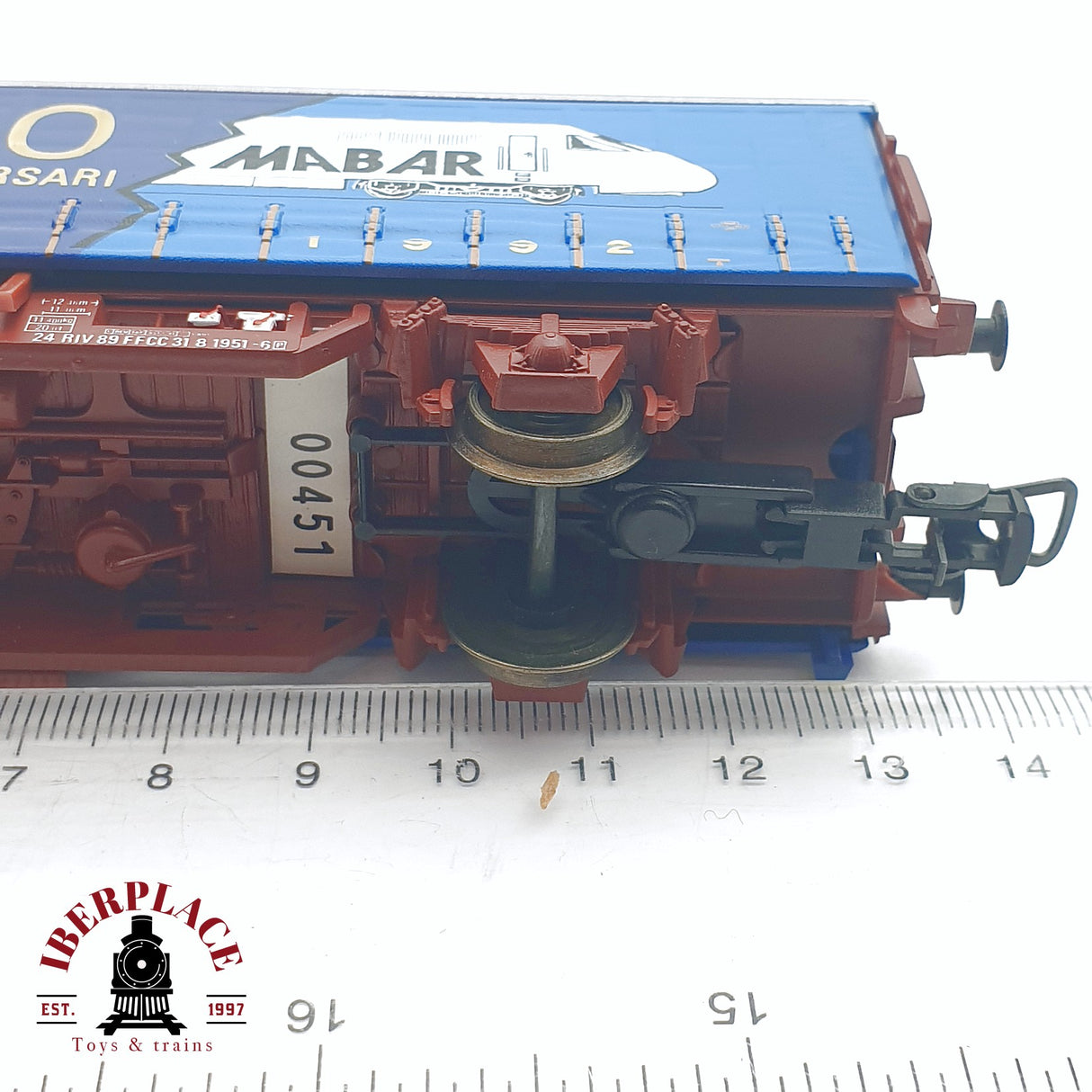 🆕 💡 Electrotren - DC Vagón conmemorativo Mabar 40 aniversario 451 de 500 unidades H0 escala 1:87