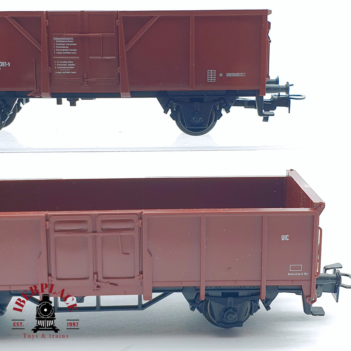 ♻️ 2da mano - Märklin 4430 4465 vagones de borde medio EUROP DB H0 escala 1:87