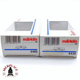 ♻️ 2da mano - Märklin 4430 4465 vagones de borde medio EUROP DB H0 escala 1:87