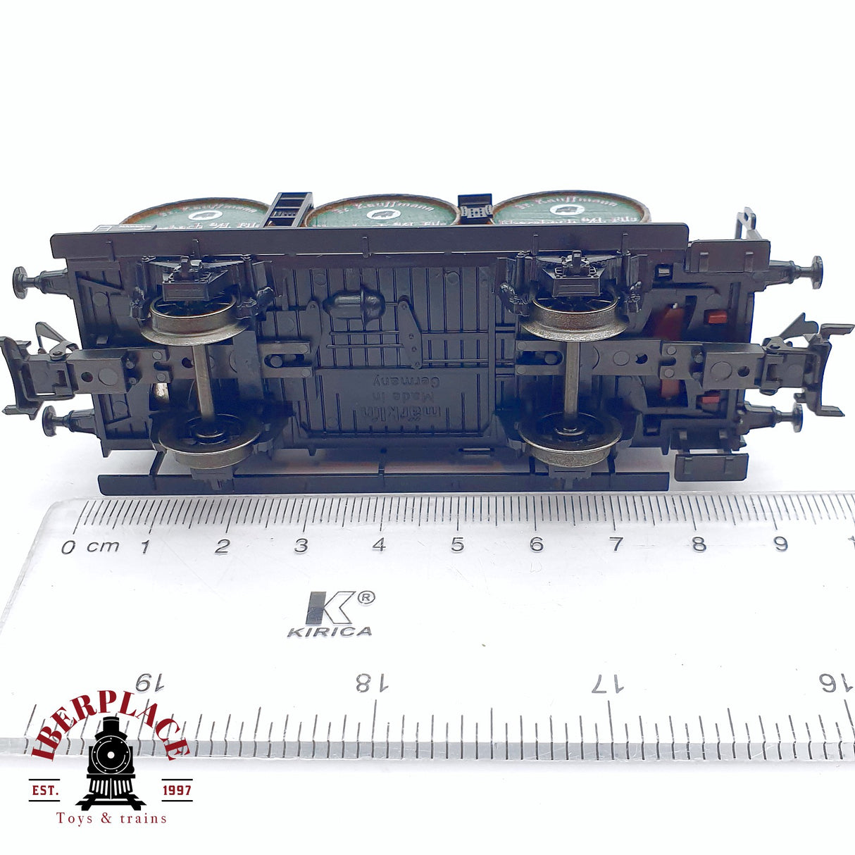 ♻️ 2da mano - Märklin Museum 1997 vagón mercancias Fr Kauffmann Ebersbach H0 escala 1:87
