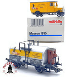 ♻️ 2da mano - Märklin Museum 1995 cisterna nigrin Carl Gentner Göppingen H0 escala 1:87
