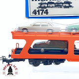 ♻️ 2da mano - Märklin 3x vagones transporte de coches con coches ÖBB DB H0 escala 1:87