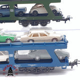 ♻️ 2da mano - Märklin 3x vagones transporte de coches con coches ÖBB DB H0 escala 1:87