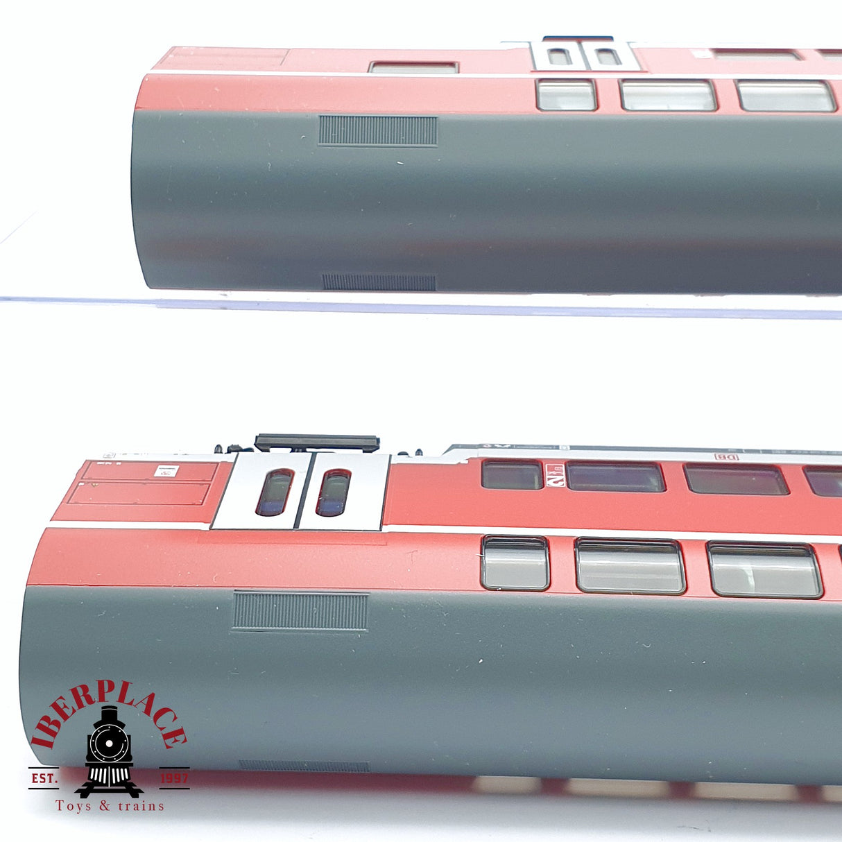 ♻️ 2da mano - Märklin 2x vagones de pasajero de doble piso Re Kassel HBF DB H0 escala 1:87