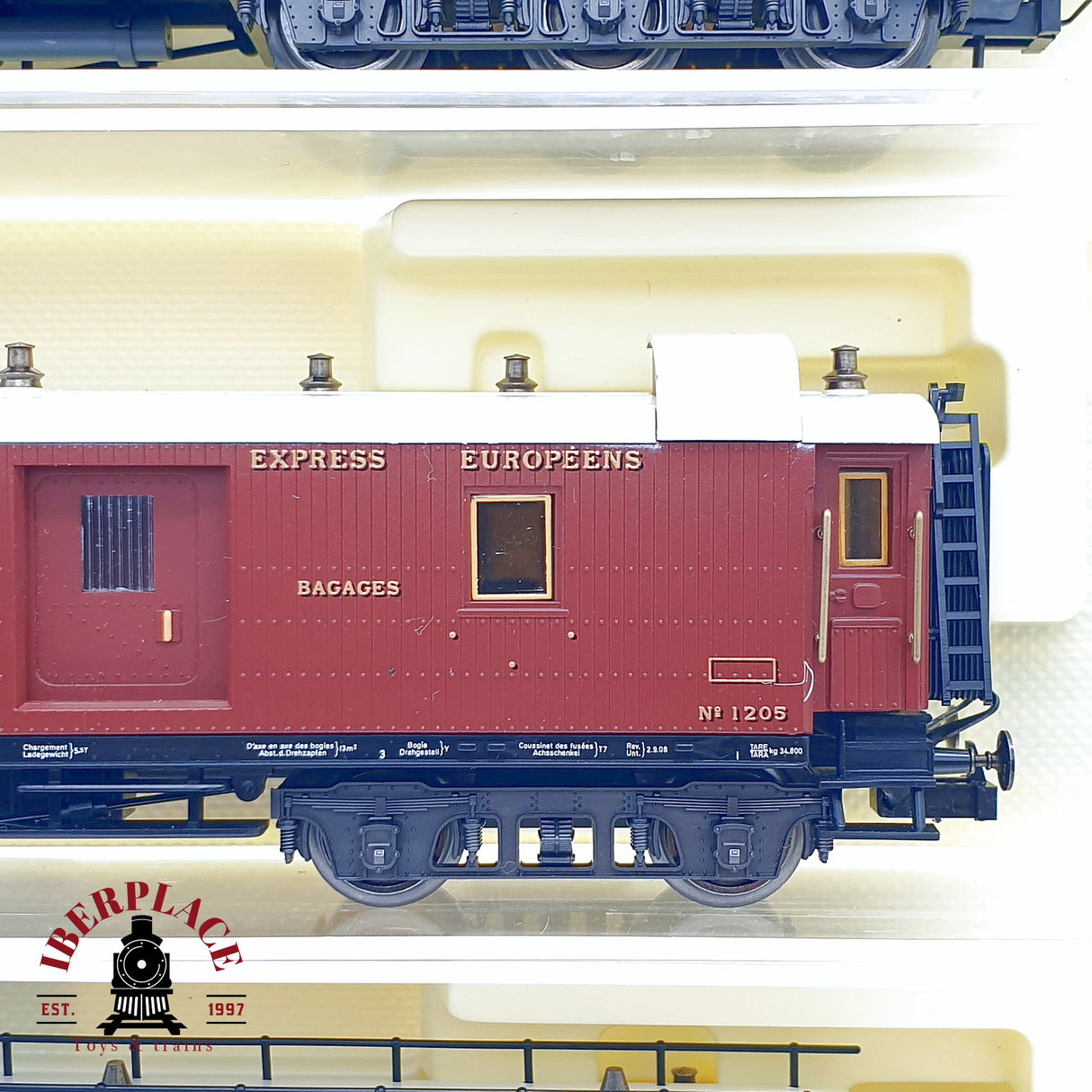 ♻️ 2da mano - AC Trix 5x vagones restaurante camas salón compañía internacional wagons Lits H0 escala 1:87