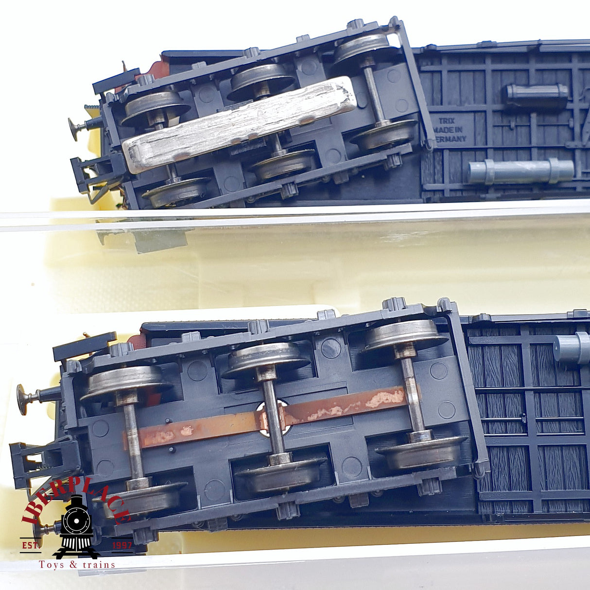 ♻️ 2da mano - AC Trix 5x vagones restaurante camas salón compañía internacional wagons Lits H0 escala 1:87