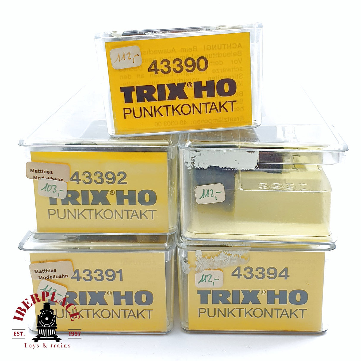 ♻️ 2da mano - AC Trix 5x vagones restaurante camas salón compañía internacional wagons Lits H0 escala 1:87