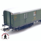 ♻️ 2da mano - DC PIKO 53221 vagón correos 4-a/15 DBP Epoca III verde H0 escala 1:87
