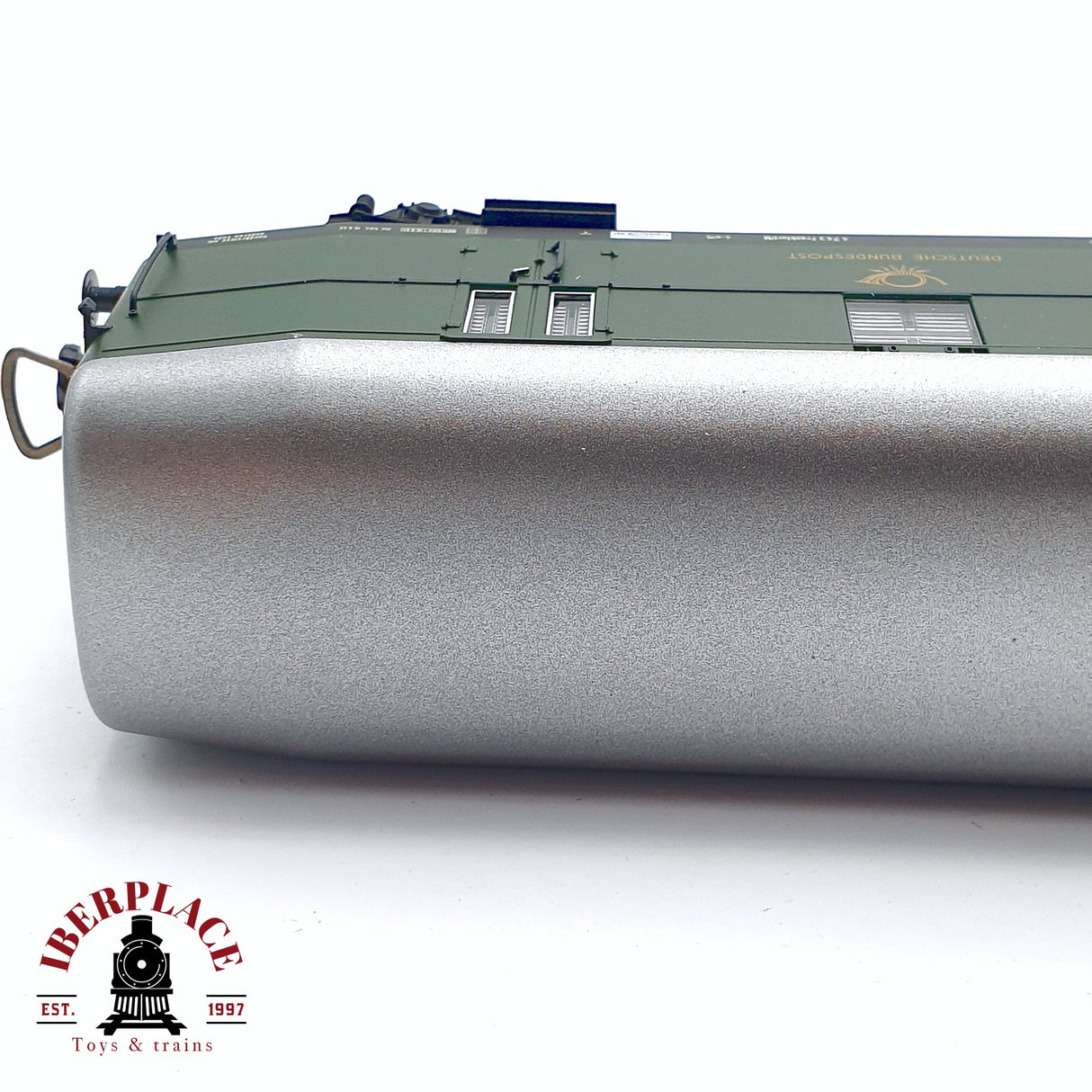 ♻️ 2da mano - DC PIKO 53221 vagón correos 4-a/15 DBP Epoca III verde H0 escala 1:87