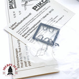 ♻️ 2da mano - DC PIKO 53221 vagón correos 4-a/15 DBP Epoca III verde H0 escala 1:87