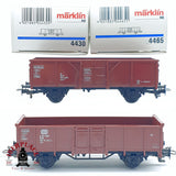 ♻️ 2da mano - Märklin 4430 4465 vagones de borde medio EUROP DB H0 escala 1:87