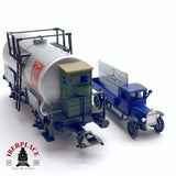 ♻️ 2da mano - Märklin Museum 1992 vagón especial Gas-oel Diesel Mercedes Benz H0 escala 1:87