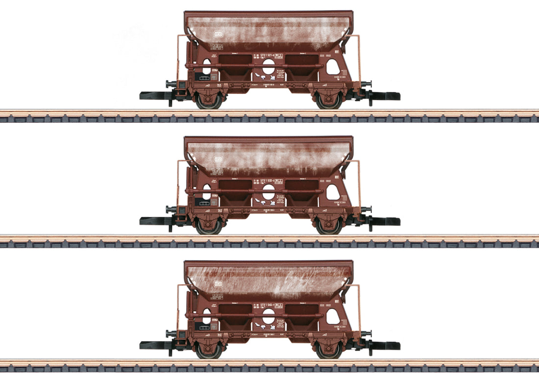 Märklin 82441 – Set 1 de tres vagones Tds 925 para potasa, DB – Z 1:220 · 1