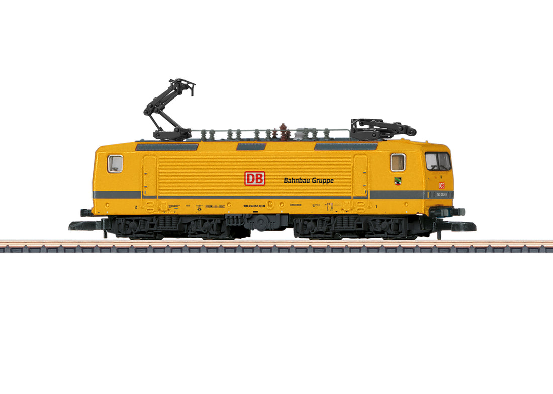 Märklin 88439 – Locomotora eléctrica 143 352-3, DB Bahnbau – Z 1:220 · 1