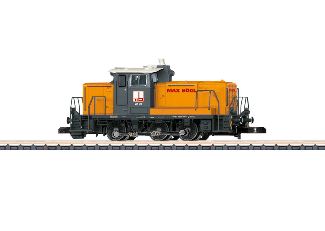Märklin 88653 – Locomotora diésel V 60 608, Max Bögl – Z 1:220 · 1