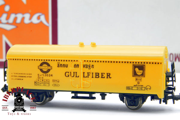 Lima 470 vagón mercancías Gullfiber SJ 53034 N escala 1:160
