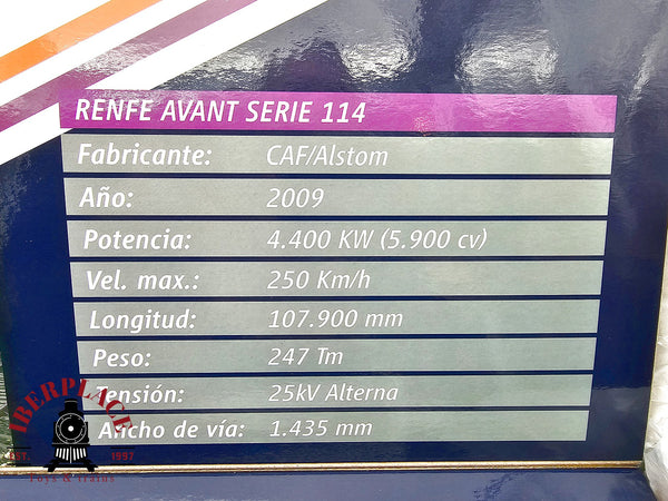 1:87 Electrotren E10200 tren S-114 RENFE escala H0 00 analogica