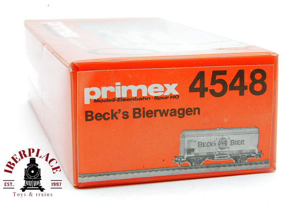 Primex 4548 vagón mercancías Becks Bier DB H0 escala 1:87 ho 00
