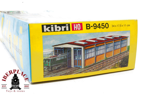 Kibri B 9450 cobertizo de locomotora H0 escala 1:87 ho 00 34x17.5x11cm