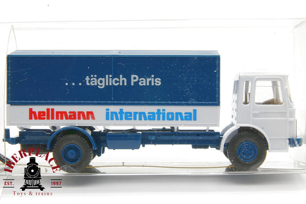 Wiking camión MAN Hellmann international escala 1/87 ho 00