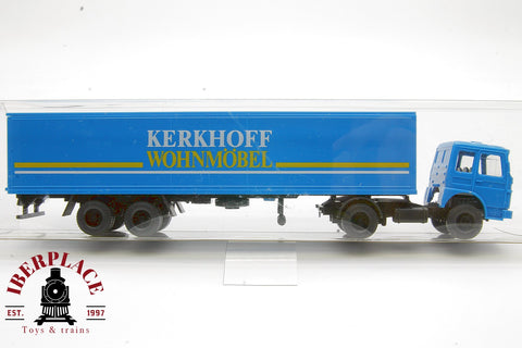 Wiking camión MAN Kerkhoff Wohnmöbel escala 1/87 ho 00
