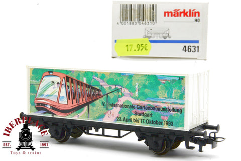 Märklin 4631 vagón mercancías 23 abril 17 octubre 1993 H0 escala 1:87 ho 00