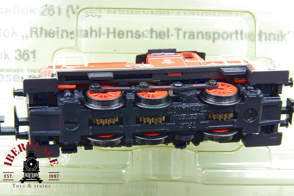 Minitrix 11000 set de locomotora y vagones mercancías grúa DB N escala 1:160