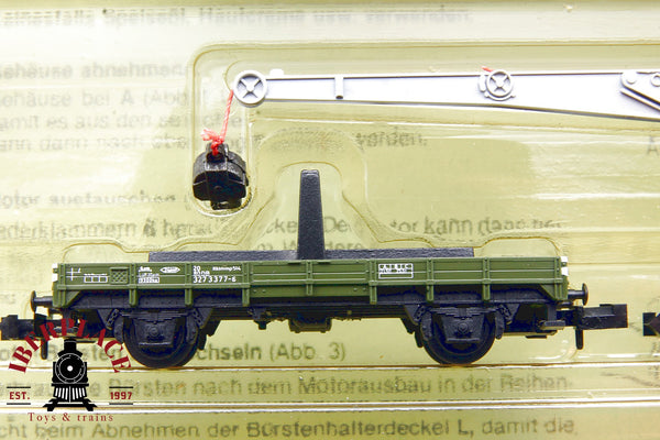 Minitrix 11000 set de locomotora y vagones mercancías grúa DB N escala 1:160