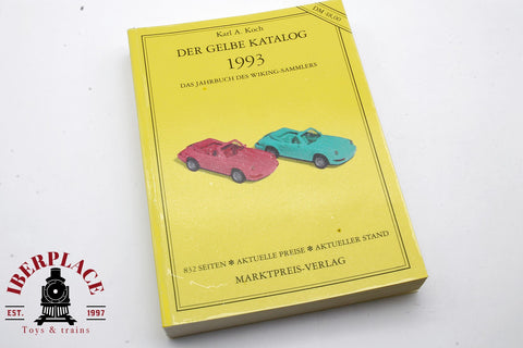 Wiking catalogo amarillo de precios año 1993 Karl A Koch H0 escala 1:87 ho 00