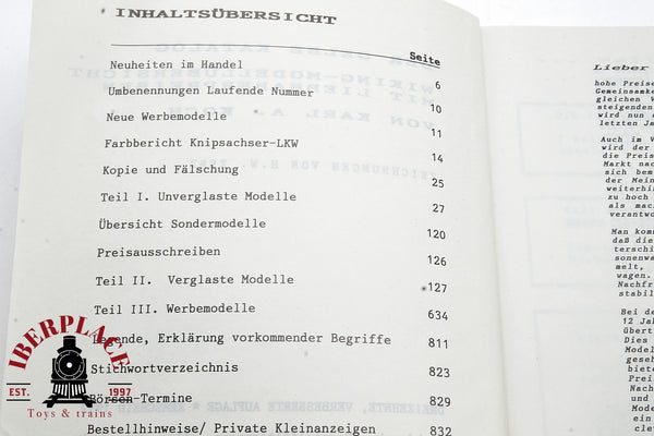 Wiking catalogo amarillo de precios año 1993 Karl A Koch H0 escala 1:87 ho 00
