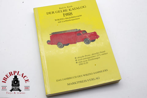 Wiking catalogo amarillo de precios año 1988 Karl A Koch H0 escala 1:87 ho 00