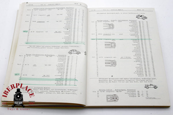 Wiking catalogo amarillo de precios año 1986 Karl A Koch H0 escala 1:87 ho 00