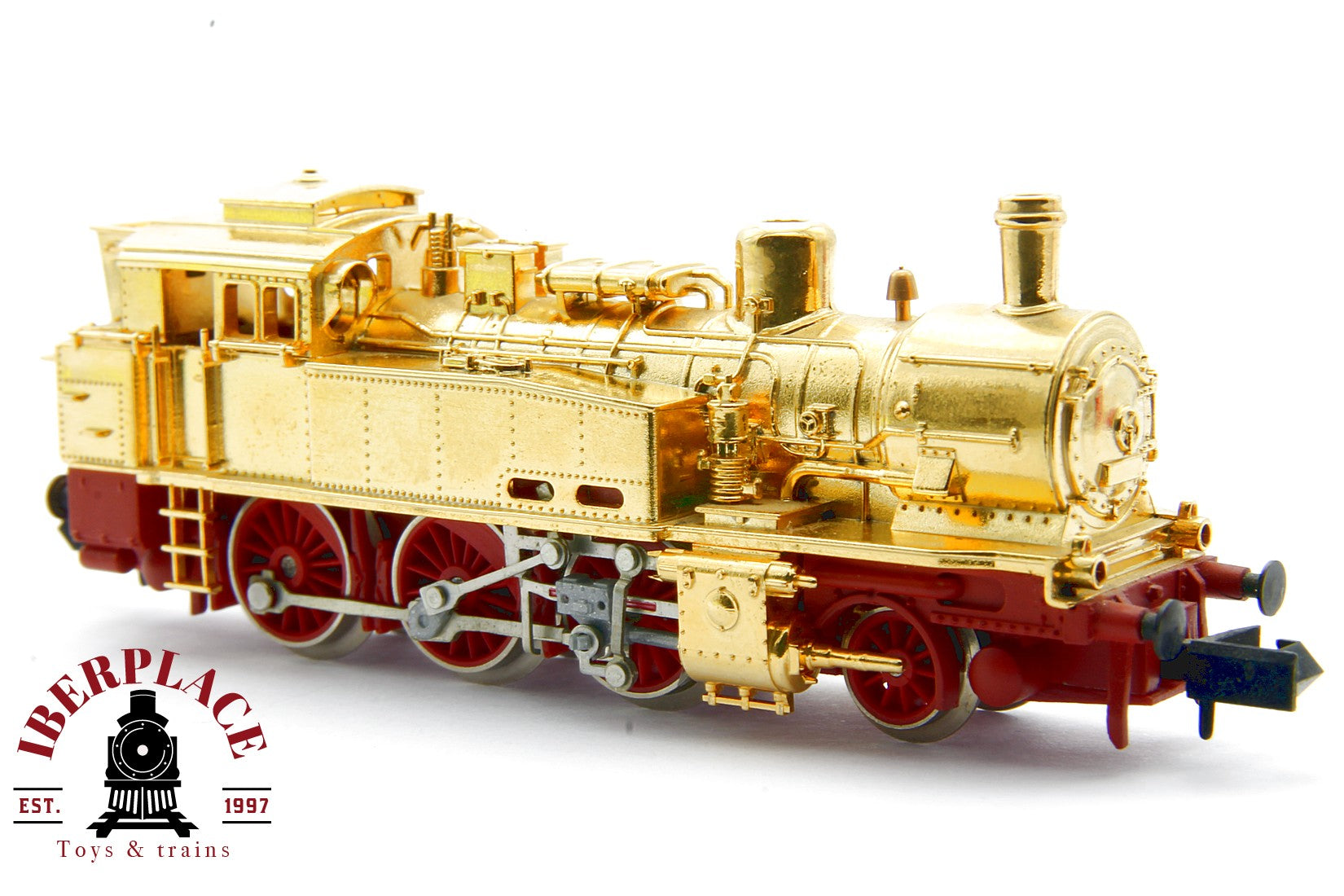 1:160 Arnold Locomotora de vapor color oro sin motor N escala