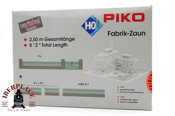 1:87 PIKO 61120 Fabrik Zaun Valla de fábrica H0 escala ho 00