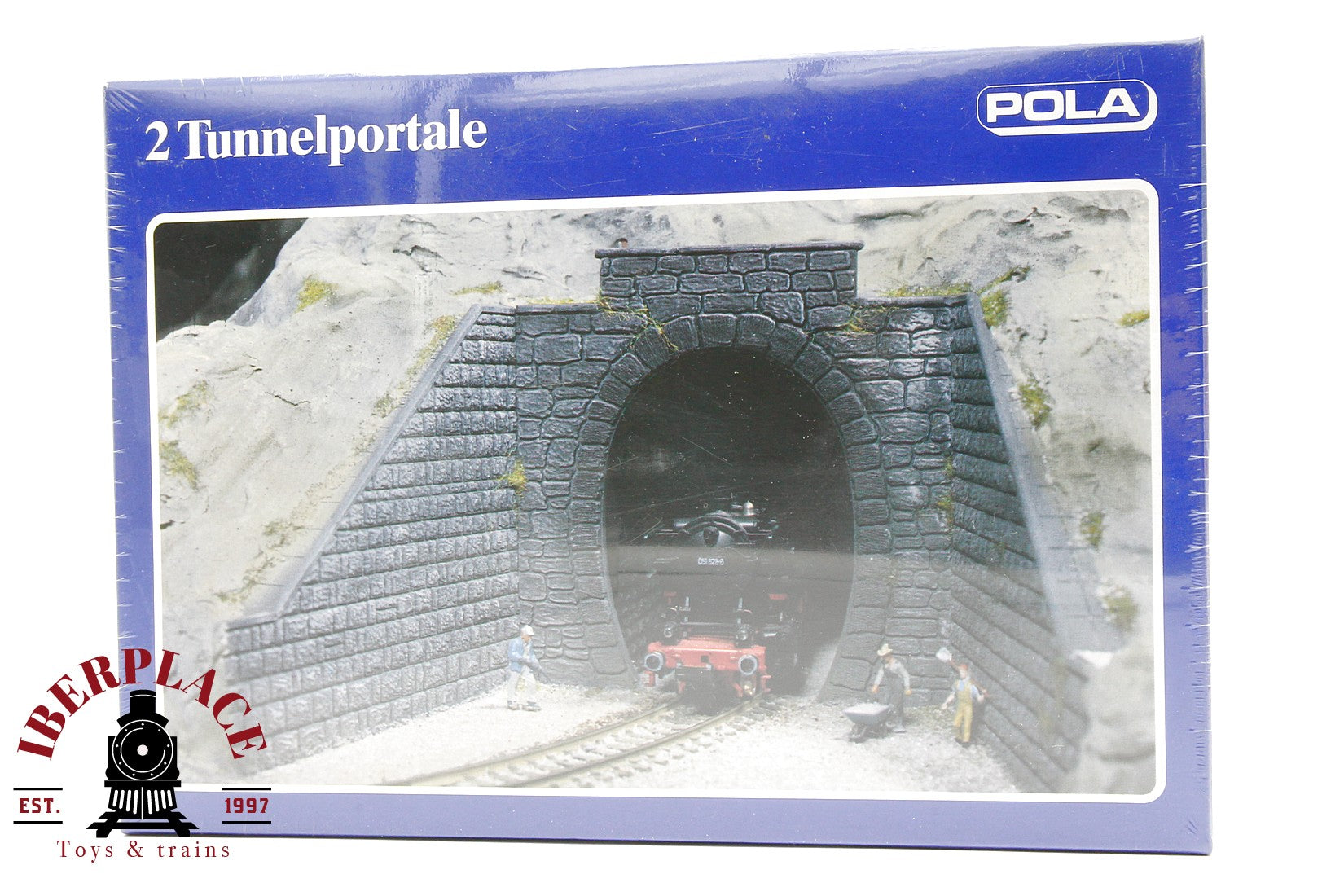 1:87 POLA 586 Tunnelportale 400x30x120mm H0 escala ho 00