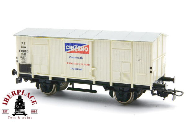 1:87 DC PIKO 5/6445/012 Güterwagen vagón mercancías FS Italia Cinzano H0 escala ho 00