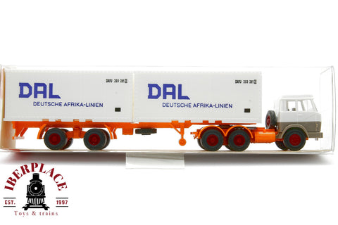 1/87 NEW WIKING 521 Hanomag Container Sattelzug DAL camión  ho escala 00