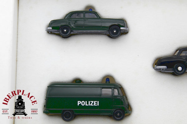 1/87 WIKING 990 54 48 PKW Polizei set de coches de policia ho escala 00