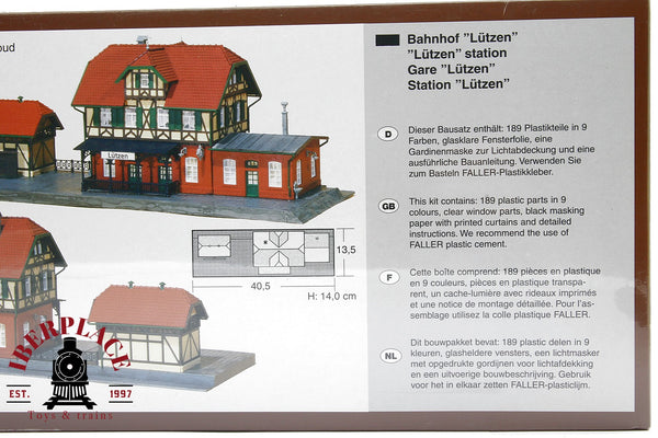 1:87 Faller 110103 Bahnhof Lützen estación de tren H0 escala ho 00