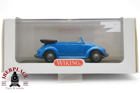 1/40 Wiking 762 02 39 Volkswagen Kafer Cabriolet Hellblau coche escala 1:40