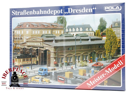 1:87 POLA 675 Meister Modell Strassenbahndepot deposito de tranvías H0 escala ho 00