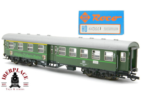 1:87 AC Roco 44366 Personenwagen vagón pasajeros  DB 50 80 38-11 359 con luz H0 escala ho 00